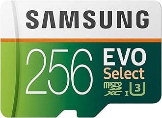 ELECTRONICS EVO Select 256GB MicroSDXC UHS-I U3 100MB/s Full HD & 4K UHD Memory Card with Adapter (MB-ME256HA)