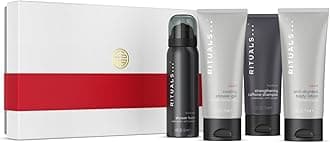 RITUALS Homme Gift Set, S - Men's Skin Care Gift Set with 4 Invigorating Personal Care Products with Bamboo, Mint and Cedar Wood
