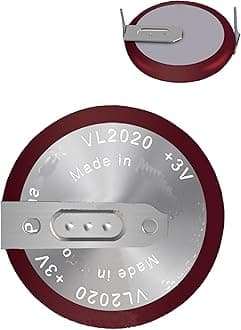 Replacement for VL2020 Battery for BMW E46 E60 E92 3 328 330 X5 Keyless Entry Remote Control Smart Car Key Fob Shell (180 Degree Leg)
