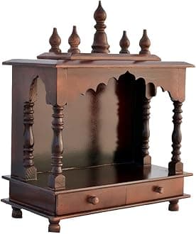 Wood Home Temple ( Brown) (Brown)