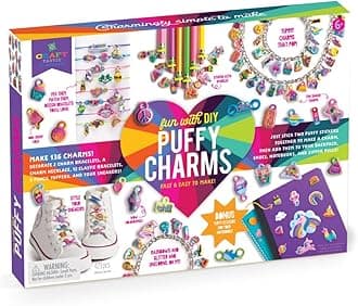 Craft-tasticFun With DIY Puffy Charms — Puffy Charms Craft Kit for Kids — Ages 6+