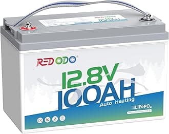 Redodo 12V 100Ah LiFePO4 Battery with Self Heating, Supports Low Temperature Charging Lithium Battery, Group 31 Battery with 100A BMS, 4000+ Deep Cycles, Perfect for RVs, Off-Grid in Cold Areas
