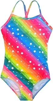 Girls One Pieces Swimsuit Cute Swimwear Bathing Suits 2-12 Years