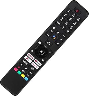 – Original CT-8562, CT-8555 Bluetooth Voice Remote Control Compatible with TOSHIBA Smart TVs -Features Direct Access to Google Assistant, Voice Control, Netflix, YouTube, Freeview Play, Google Play