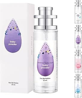 Elyven Baby Powder Perfume, Elyven Fresh Scent Perfume Fragrance Body, Baby-Soft Perfumes Spray, Long-Lasting Moisture & Fragrance, 35ml (Bedtime)