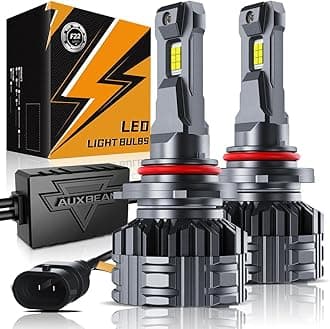 Auxbeam 9005 HB3 Fog Light,F22 Series 9005 Powersports, 6500K 110W 24000LM 700% Brighter 9005 Light For UTV ATV Offroad Vehicles