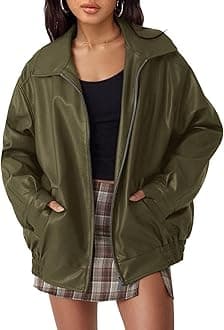 Trendy QueenWomens Leather Jackets Oversized Faux Motorcycle Plus Size Moto Biker Coat Fall Outfits Fashion Clothes 2025