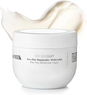 Ginger Milk Pre-Shampoo Treatment for Dry, Damaged, & Color-Treated Hair | Reduces Breakage & Frizz | Pre poo Detangler & conditioner Strengthens All Hair Types & Textures | 8 OZ / 240 ML