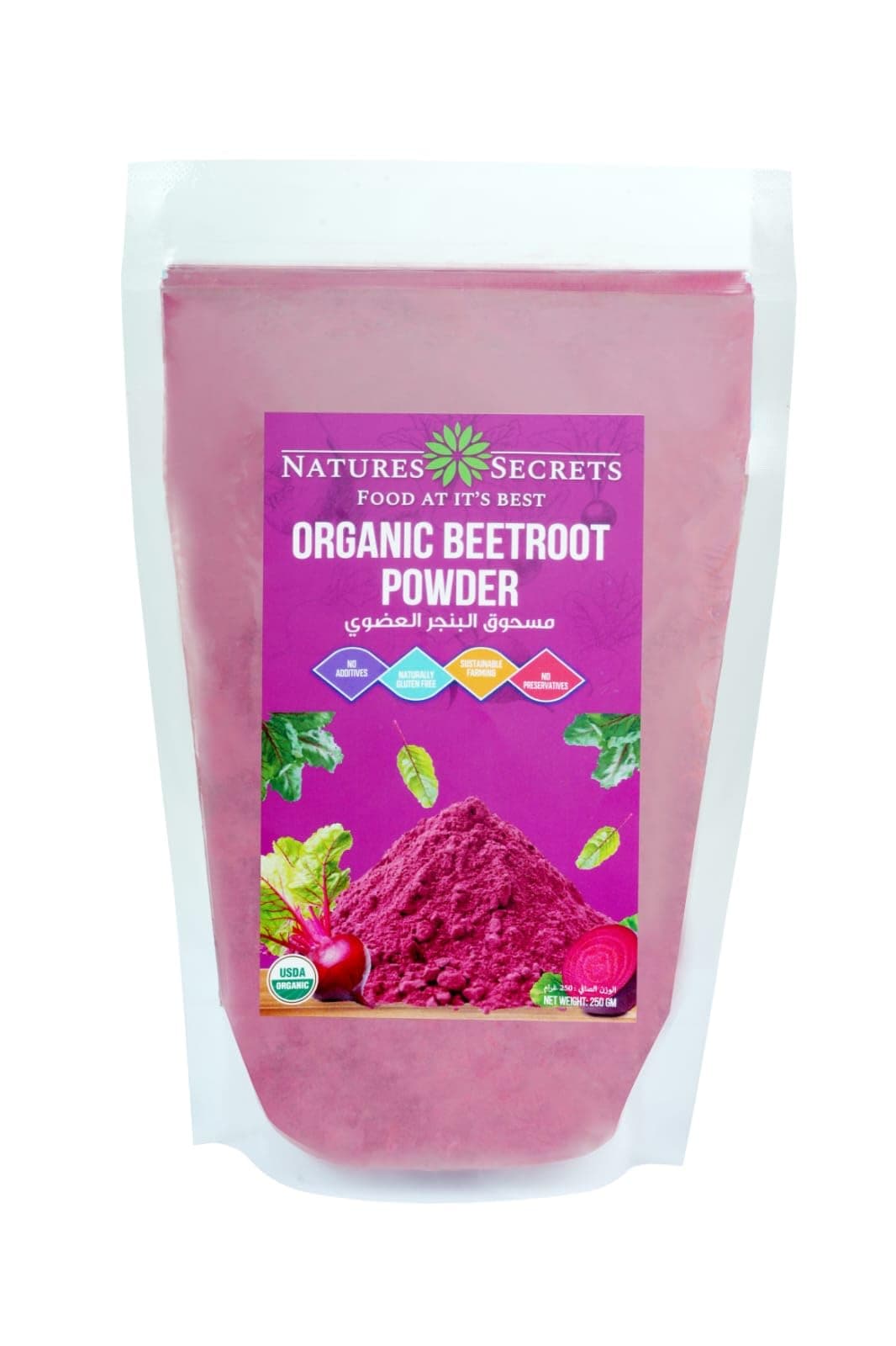 Natures Secrets Organic Beetroot Powder - 250 gms