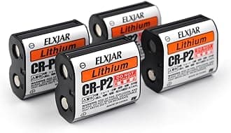 hflexgrad (4-Pack) 6V 1500mAh CR-P2 Lithium Photo Battery Replacement for 223A 2CR-P2 EL223AP DL223A Camera Batteries