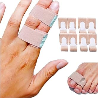 Broken Finger Wraps, Finger Buddy Straps, Finger Splint Buddy Tape for Jammed and Broken Fingers-7 Pack