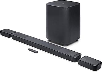 Bar 1300XMK2-11.1.4 Channel soundbar System with Detachable Surround Speakers & Dolby Atmos & DTS:X, 1570W max Output Power & a 12" Wireless subwoofer (Black)