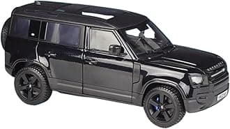 Diecast Model Car 1:24 for Land Rover Defender 110 SUV Alloy Car Model Simulation Scale Metal Model Ornaments Collection Metal Motor Vehicles(Black)