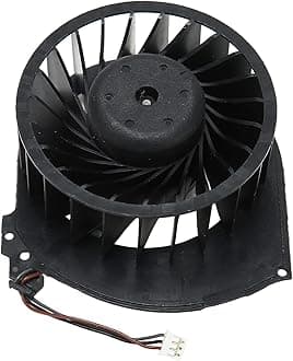 Internal Cooling Fan for PS3, 3 Pin DC 12V Ultra Slim Game Console Cooling Fan, Replacement Internal Heat Dissipation Fan for PS3 3000, Wisoqux3tov0w5ym