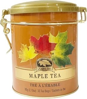 CANADA TRUE premium Ceylon Black Tea -30 Tea Bags 60g Can Package (Maple Tea)