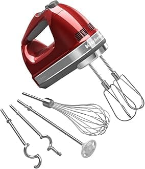 KHM926CA 9-Speed Hand Mixer, Polycarbonate, Apple Red