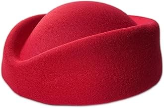 Wool Cap Stewardess Pillbox Hat Teardrop Fascinator Base Sweet Design