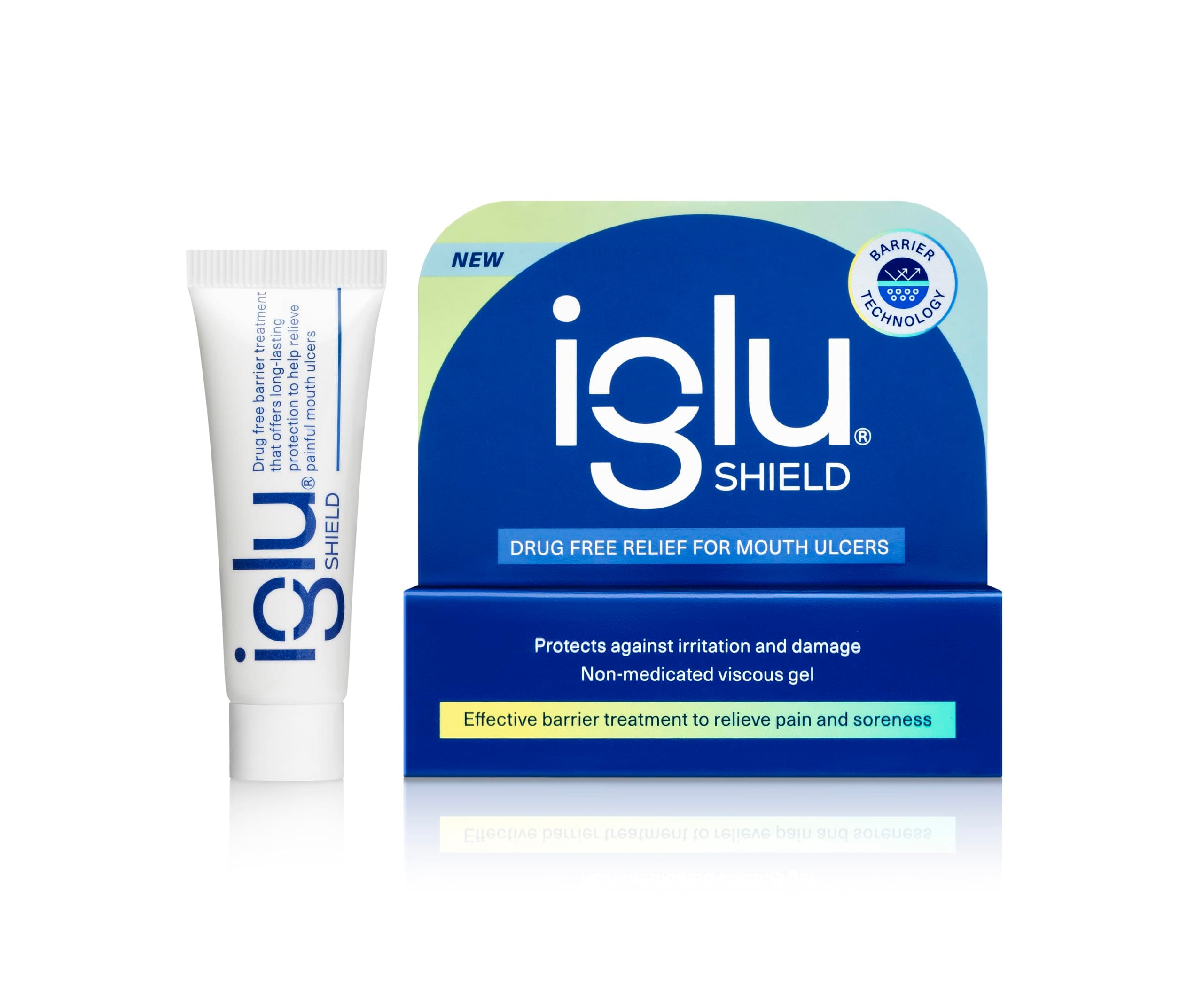 Iglu Shield Non-Medicated Mouth Ulcer Treatment. Effective Barrier to Protect ulcers, Relieving Pain and Soreness, 10g