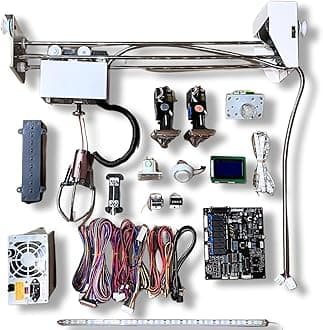 Crane Machine Kit W/Components and Manual Build Your Own Arcade Claw Machine - 71cm (28'') Silver Gantry with Medium Claw - Dual Coin Mech - All in 1 Kit