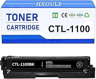 HXOULP CTL-1100 BK/C/M/Y Toner Cartridge Replacement Compatible for Pantum CP1100 CP1100DN CP1100DW CM1100DN CM1100DW CM1100ADN CM1100ADW Printer CTL1100 Standard-Yield 1 Black