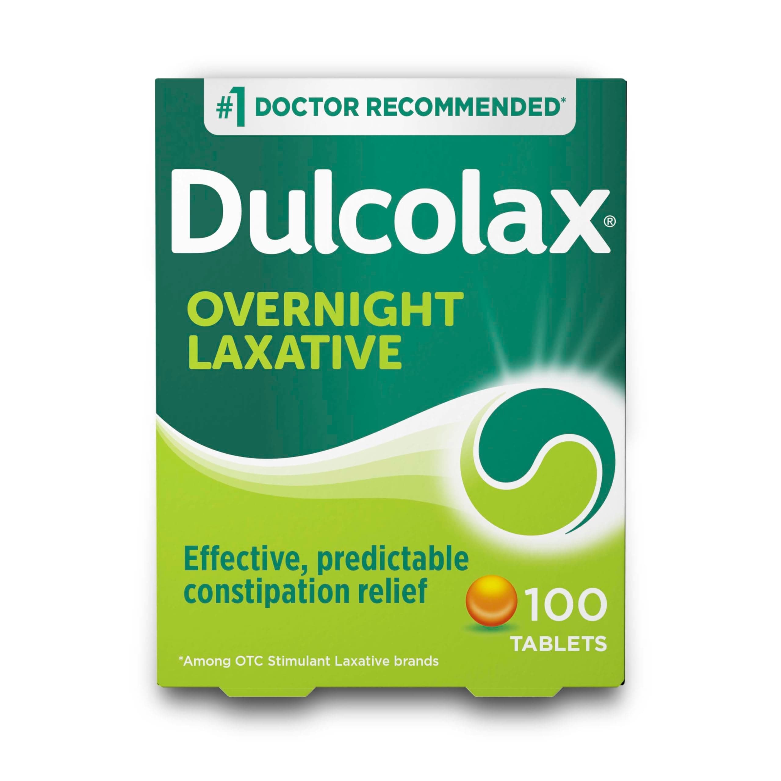 - Stimulant Laxative Tablets, Predictable & Effective Constipation Relief, Relieves Straining & Bloating, Bisacodyl 5 mg, 100 Count