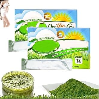 Salveo Barley Grass Powder, 100% Pure and Organic Salveo Well Organic Barley Grass Juice Powder, Boost Your Health Naturally, Excrete Body Waste in Just 2 Weeks (2)