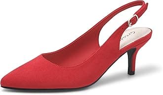 Pointed Toe Sandals Slingback Kitten Heels Pointed Toe Pumps Ladies Shoes Heels Dressy Work Date Wedding Party