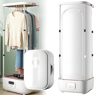 Collapsible 2-In-1 Steam Drying Machine: 900w Turbo Steam For Emergency Quick Drying, Store 10kg Clothes, Eliminate Odors & Wrinkles, Save 80% Time