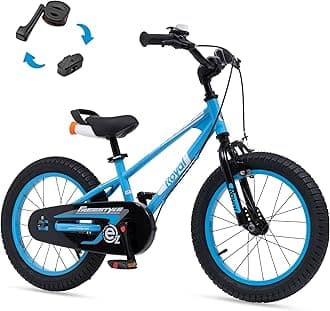 RoyalBaby EZ Kids Bike 12 14 16 18 20 Inch Balance Pedal 2-in-1 Training Bicycle Boys Girls Ages 3 to 12 Years Easy Learn for Beginners