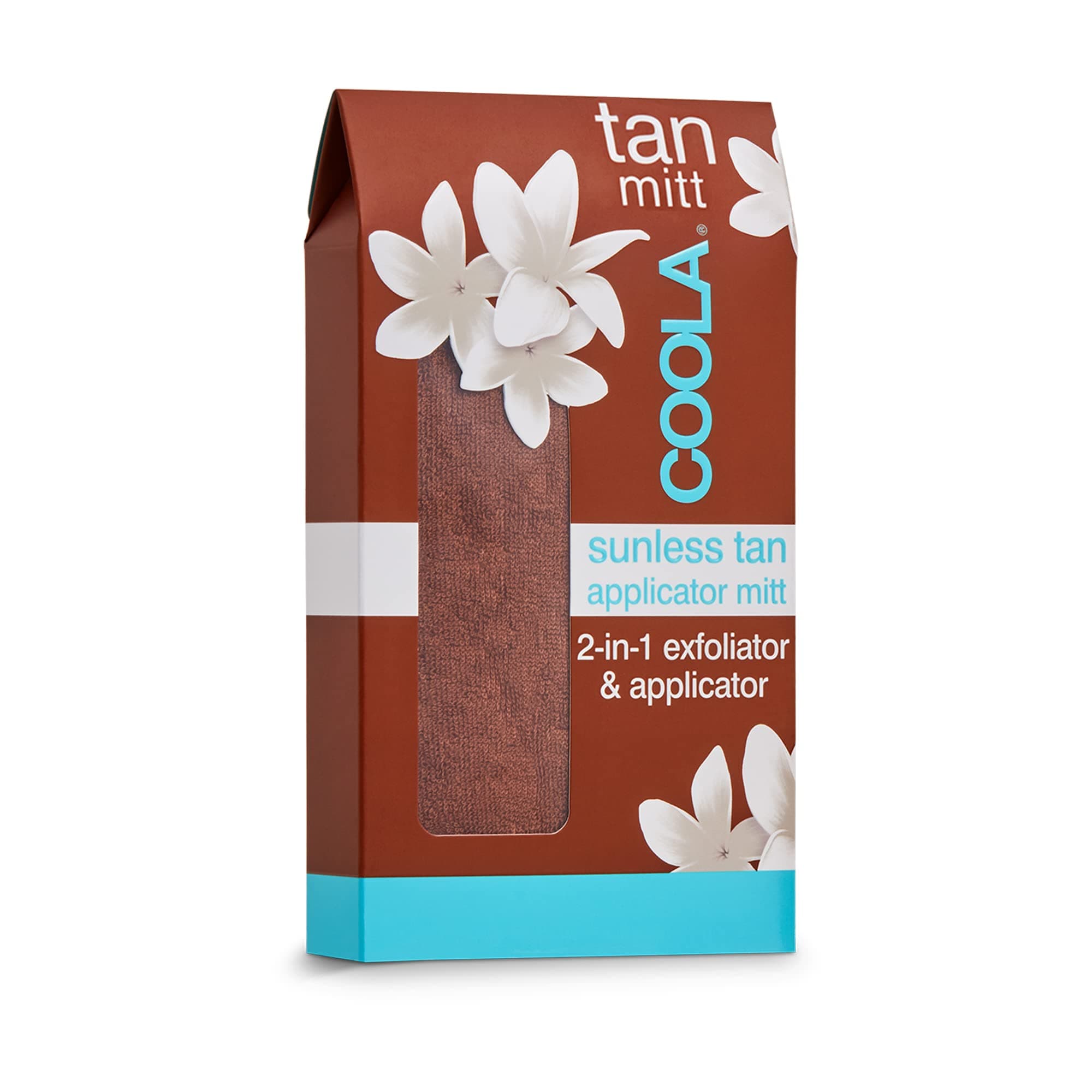 CoolaSunless Self Tanner Mitt, Supports Sunless Tanning Lotion Application, 2-in-1 Applicator & Exfoliator for Face & Body