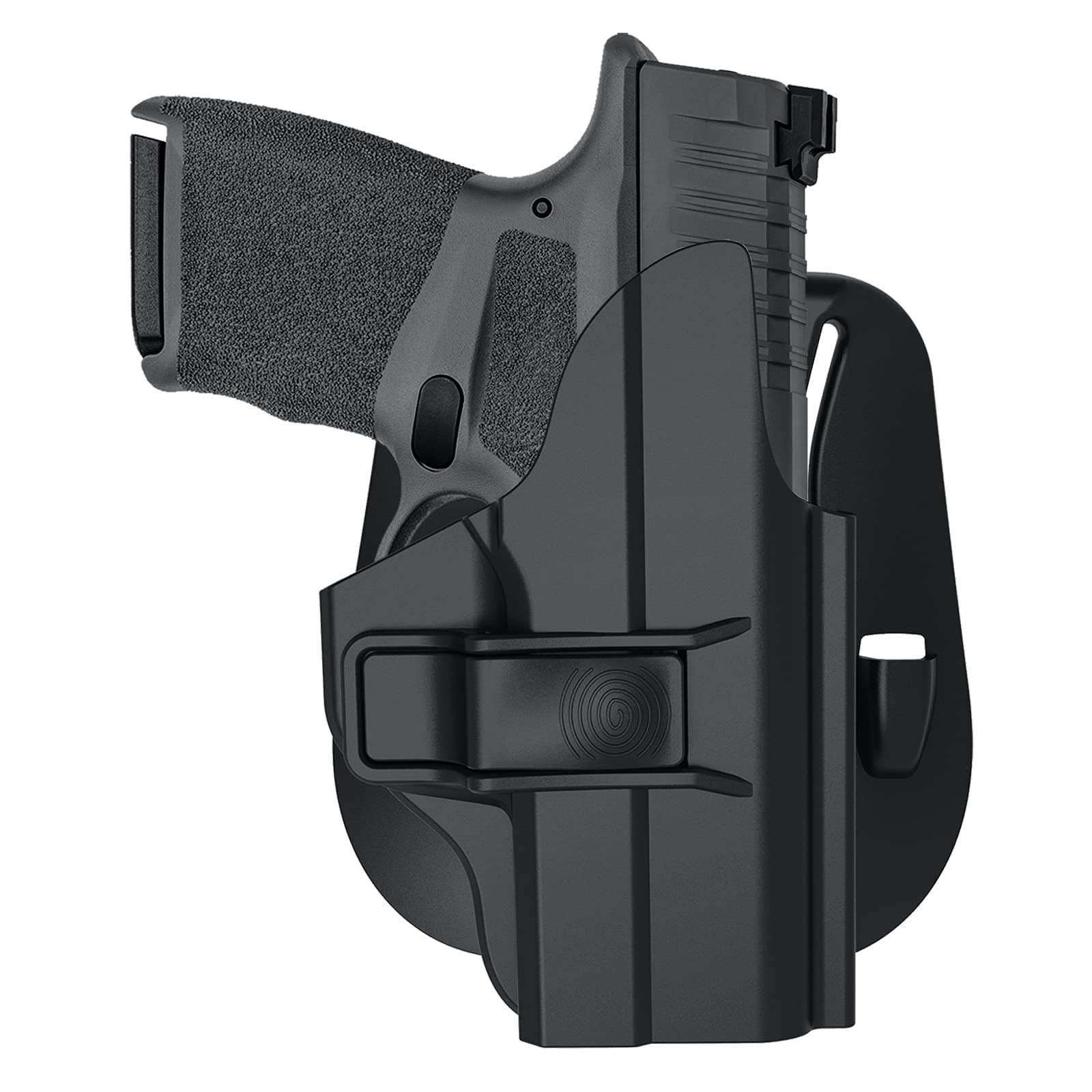 Hellcat Holster for Springfield Hellcat 9mm, OWB Paddle Holster, Outside Waistband, Adjustable Cant, Quick Release - Right Handed