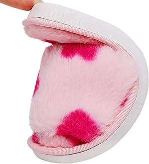 techcity Boys Girls Fuzzy House Slippers Cute Comfy Faux Fur Slip On Fluffy Plush Open Toe Home Slides for Kids Indoor Outdoor Warm Shoes