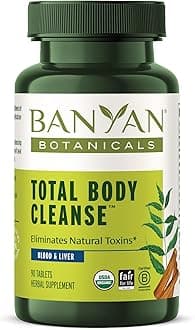 Banyan Botanicals Total Body Cleanse – Organic Detox Supplement with Amla & Manjistha – Supports Ayurvedic Cleanses, Detoxification, Liver Function* – 90 Tablets – Non GMO Sustainably Sourced Vegan