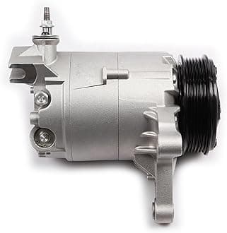 cciyu Air Conditioning Compressor Fit for Chevrolet Impala 3.5L 3.9L 2006 2007 2008 2009 2010 2011 Replaces AC Compressor for Car 6 Grooves CVC