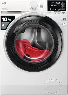 AEG 6000 Series Washing Machine 10kg LFR61144B, 1400rpm, Reduce Time, Water and Energy by 30% with ProSense Technology, Hygiene Program, Customised Laundry Cycles with MixLoad, Energy Class A