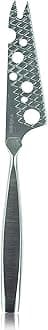 BOSKAStainless Steel Cheese Knife - Best for All Types of Cheese - Multi-Functional Cheese Slicer - Handheld Slicer - Silver Non-Stick - Dishwasher Safe - For Kitchen Cooking