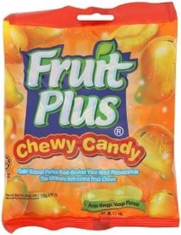 Fruit Plus Chewy Candy 150g (Mango Flavour, 9 Packs)