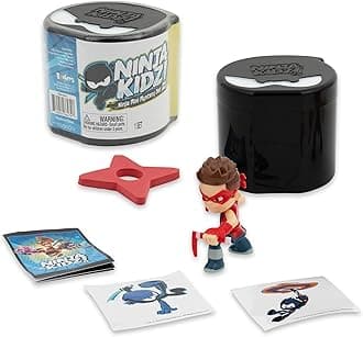 Ninja Kidz Mini Mystery Set – Brand NewMini Mystery Set with 5 Exciting Toys to Discover Inside, Officially Licensed Ninja Kidz Merch