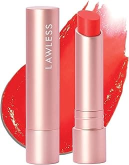 LAWLESS Women's Forget the Filler Lip Plumping Line Smoothing Tinted Balm, Cherry Vanilla, 0.09 Ounce