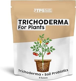 TPS NUTRIENTS Trichoderma for Plants, Great for Transplanting and Established Plants, Also Includes Soil Probiotics Mycorrhizae and Bacteria (6 Ounces)