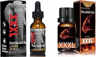 CRAZYLIFE Enlarge Gel, TONISABERY Enlargement Oil for Men BLSEX Enlarger Cream (F396-XXXL-WO)