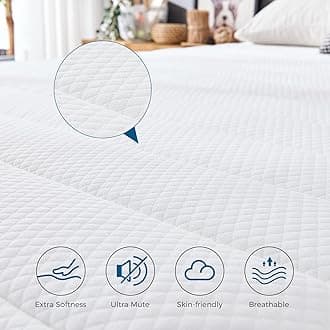Inofia Small Single Memory Foam Sprung Bed Mattress for Sleeping 10.6 Inch,2FT6 Spring Mattress with Innovative Wave Memory Foam and Soft Knitted FabricThe Elegant Collection(75x190x27cm)