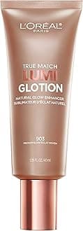 Makeup True Match Lumi Glotion, Natural Glow Enhancer, Illuminator Highlighter, Bronzing Drops For a Sun-Kissed Glow, 903 Medium