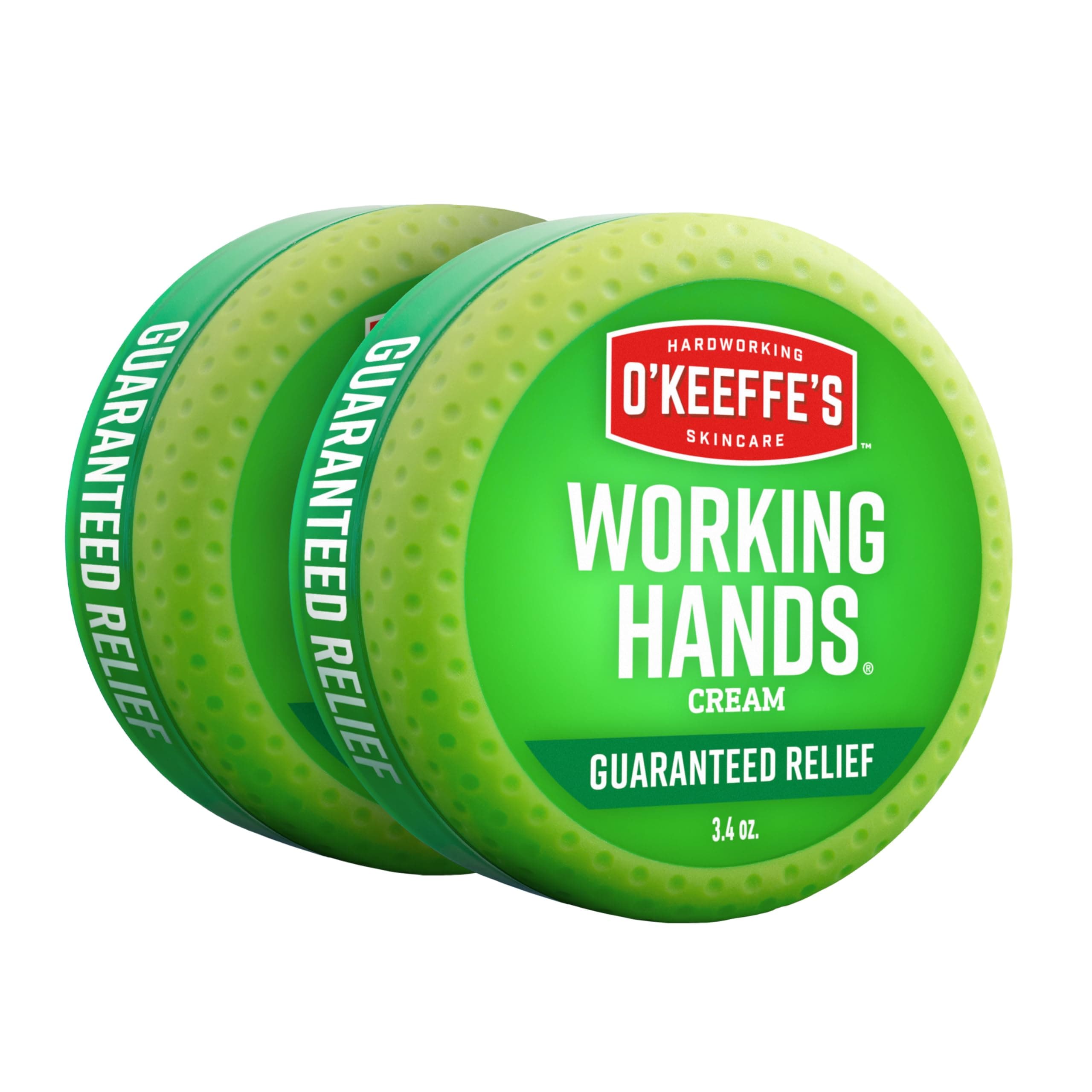 O'Keeffe's Working Hands Hand Cream, 3.4 Ounce Jar, (Pack of 2)