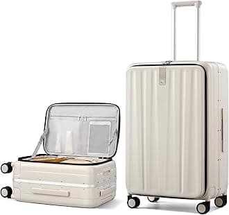 16 20 24 26 Inch Carry On Suitcase PC Hardshell Luggage Top Open Aluminum Frame Rolling Suitcases with Wheels Travel Luggage for Womem Men