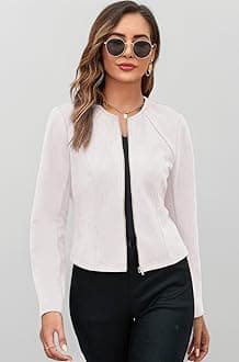 - Women Poly Lycra Standard Length Oversized Jacket Korean Style Casual Outerwear | Streetwear Party Jacket with Trendy Loose Fit (Available in Plus Size)