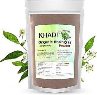 Khadi Omorose Bhringraj Powder For Nourishment Of Skin And Hair | 100 Grams |...