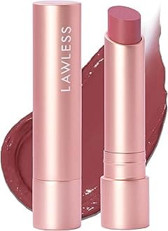 LAWLESS Forget the Filler Lip Plumping Line Smoothing Tinted Balm, POSEY, Pink, 0.1 oz / 2.9 g