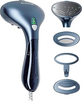 Steamer for Ironing Clothes - 1500W Handheld Garment Steamer - 24g/min High Steam, Fast Heat-Up in 15s, 110ml Tank, Vertical & Horizontal Hand Hold Steam Iron for Clothes and Fabrics