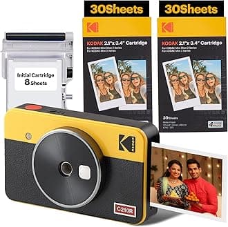 Kodak Mini Shot 2 Retro 2in1 + 68 Sheets Bundle